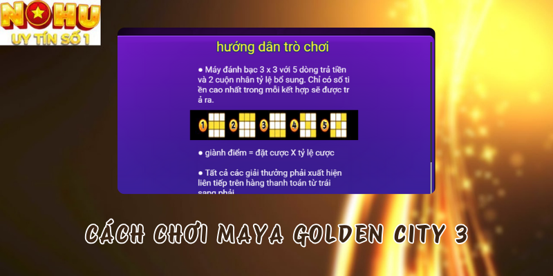 Cách chơi Maya Golden City 3 tại Nổ hũ TP