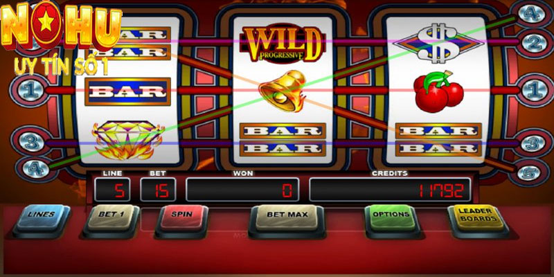 Cấu trúc game Bouncing Bar Slot