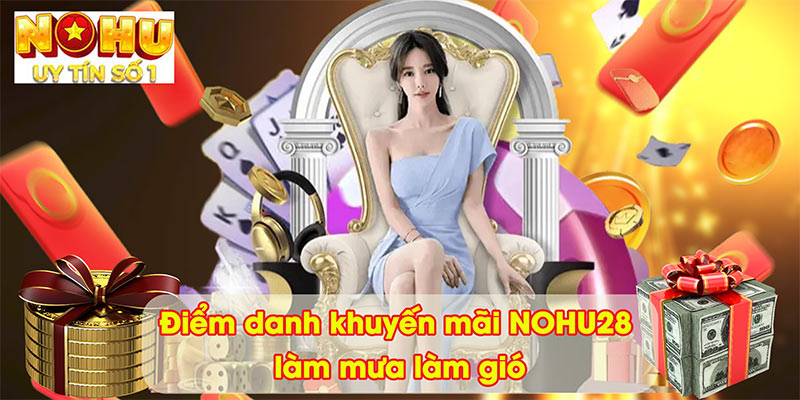 Điểm danh khuyến mãi NOHU28 làm mưa làm gió