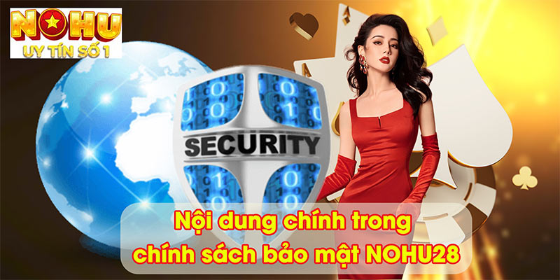 Nội dung chính trong chính sách bảo mật NOHU28